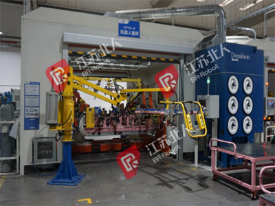 A battery box production line A battery box production line