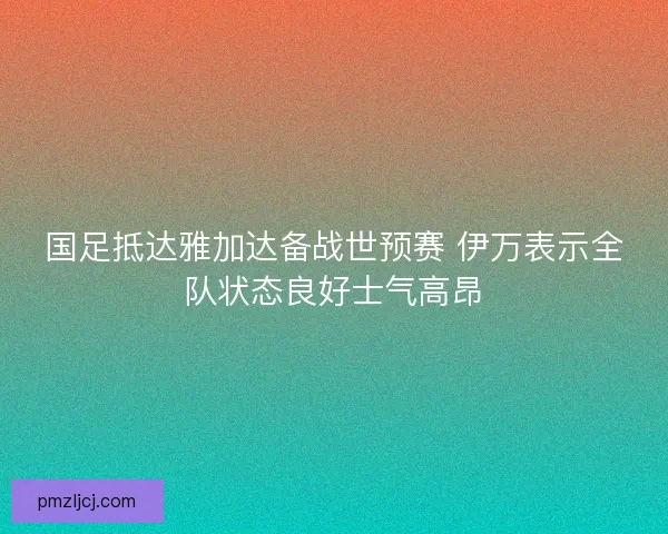 国足抵达雅加达备战世预赛 伊万表示全队状态良好士气高昂