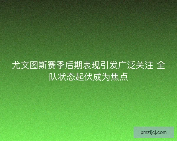 尤文图斯赛季后期表现引发广泛关注 全队状态起伏成为焦点